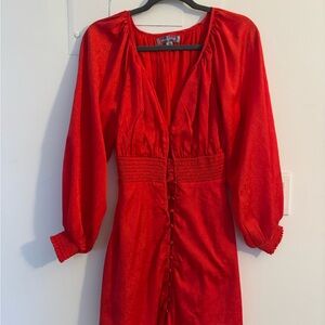 Red urban outfitters dress